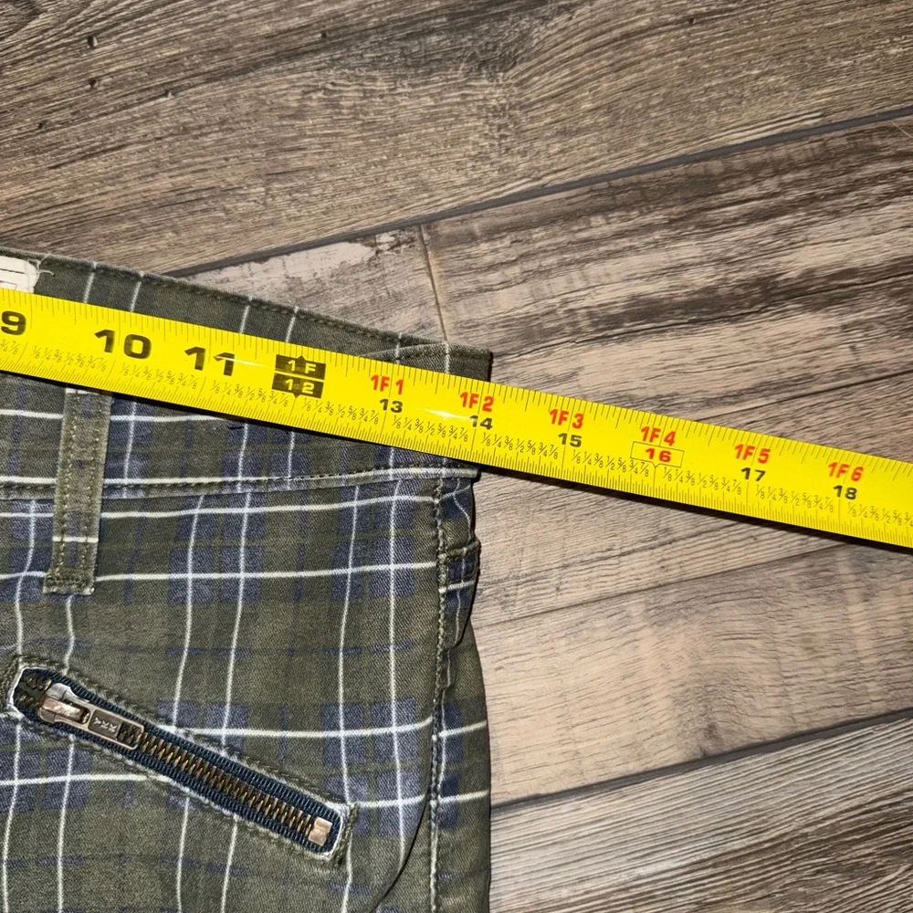 Current/Elliott Size 27 plaid pants EUC - Picture 4 of 7